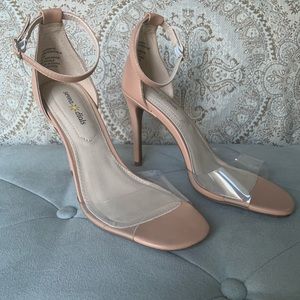 Nude pvc sandal